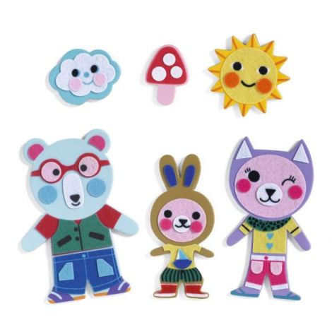 Joc Creativ Funky Familie Djeco - Dezvoltă Creativitatea - imagine 3