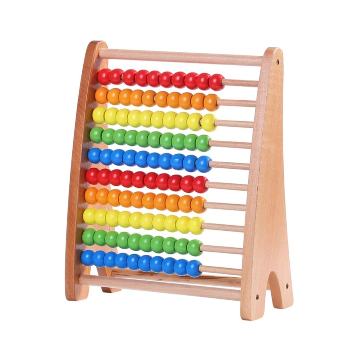 Abac 10 randuri Lemn Krista | Jucarie Montessori