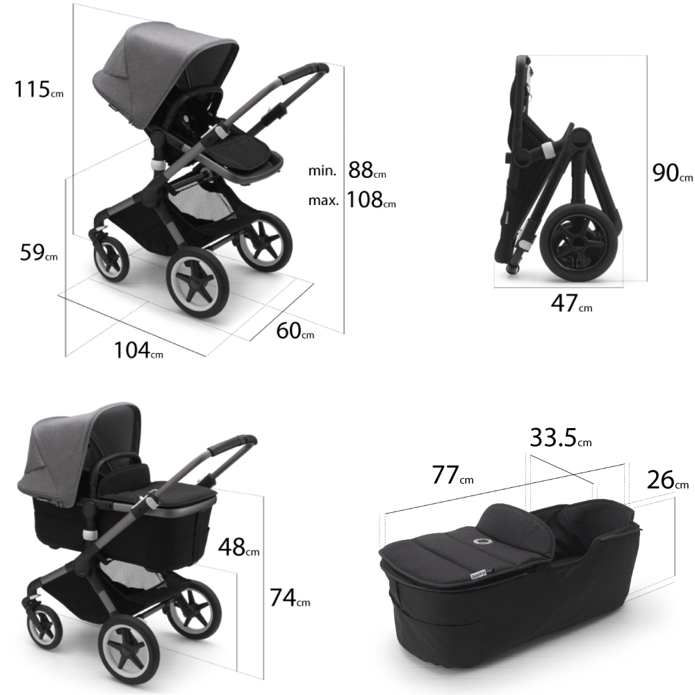 Bugaboo Fox 3 Classic Carucior 2in1 Confort Teren - imagine 6