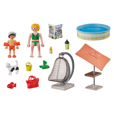 Playmobil Piscină Curte - Distracție Vară - imagine 2