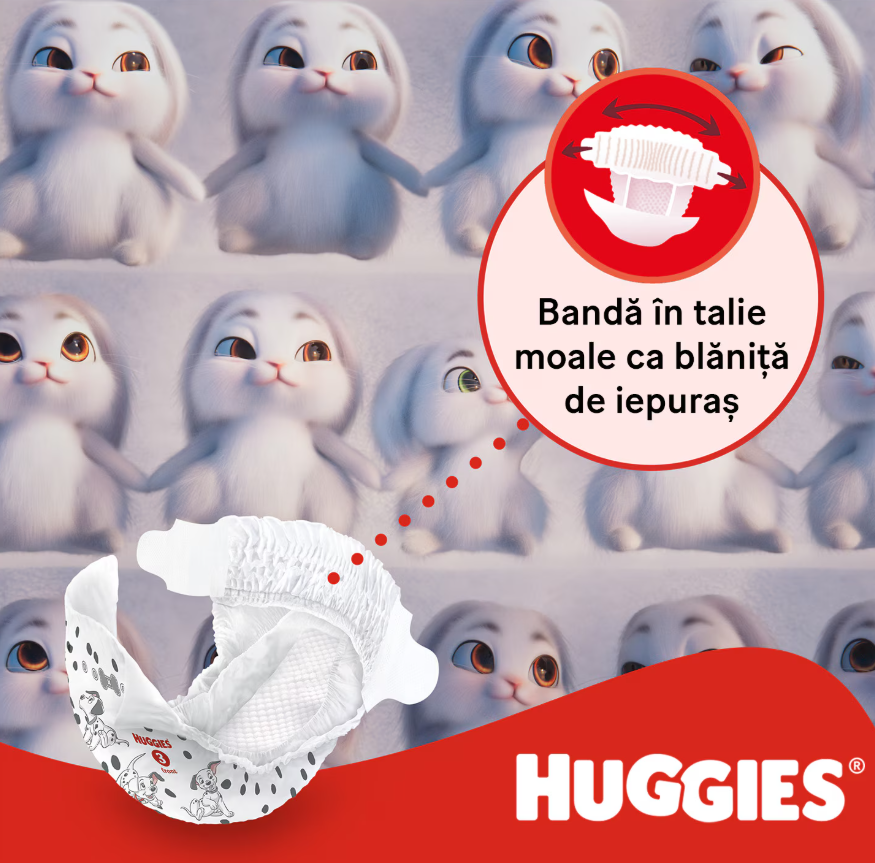 Scutece Huggies Ultra Comfort, Nr.4, 132 buc - imagine 4