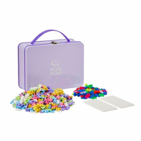 Set Plus-Plus 600 piese cutie metalică pastel - imagine 2