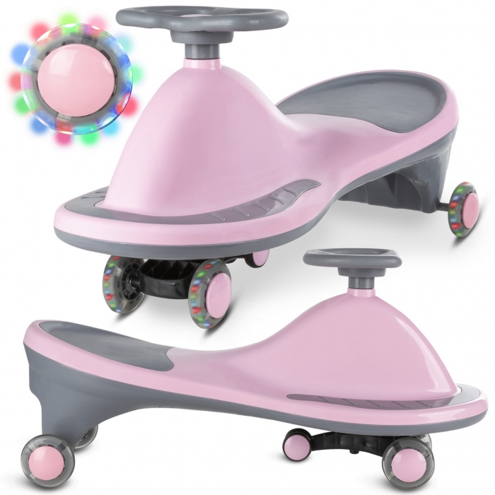 Kidwell PlasmaCar Rollo Roz cu Roti LED | 100kg - imagine 11