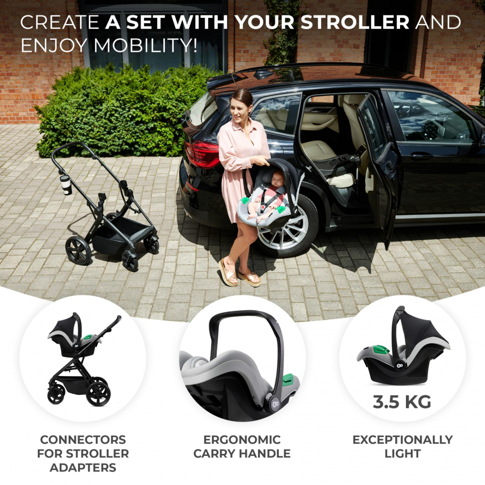 Kinderkraft Newly 4 în 1 Carucior Ușor 22kg - imagine 7
