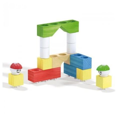 Modi Bloc Quercetti - Joc Constructie Lemn și Plastic - imagine 2