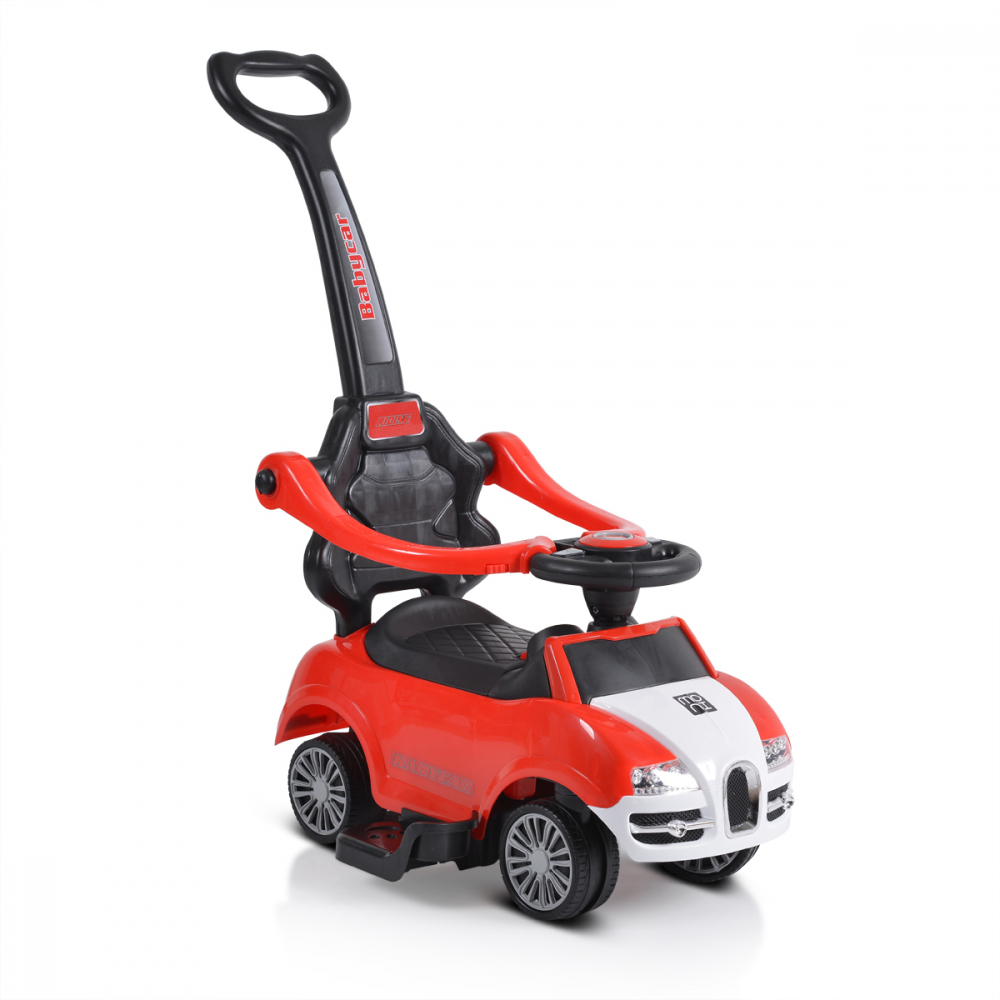 Moni Rider 2in1 Red - Masinuta de impins cu maner - imagine 11