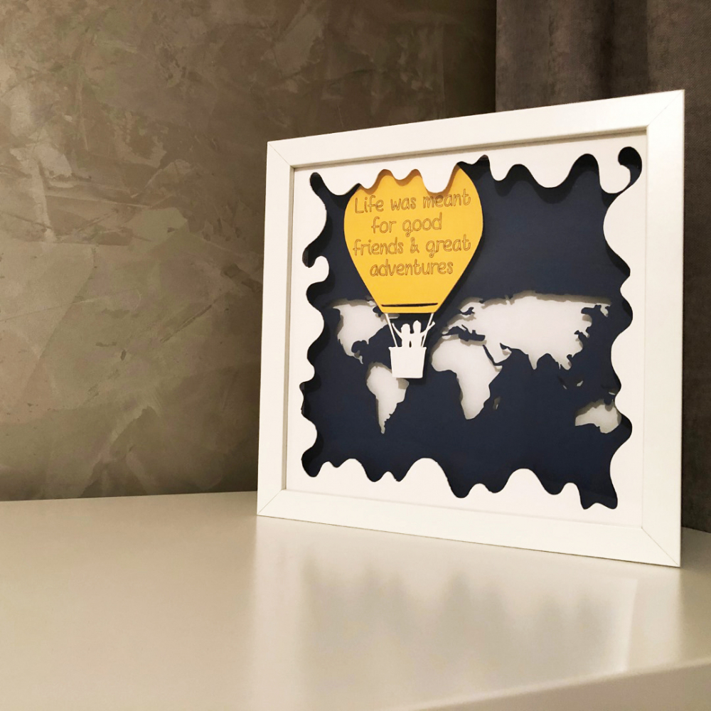 Tablou Luminos Calatorii 006 Noorhandmadeatelier - imagine 6