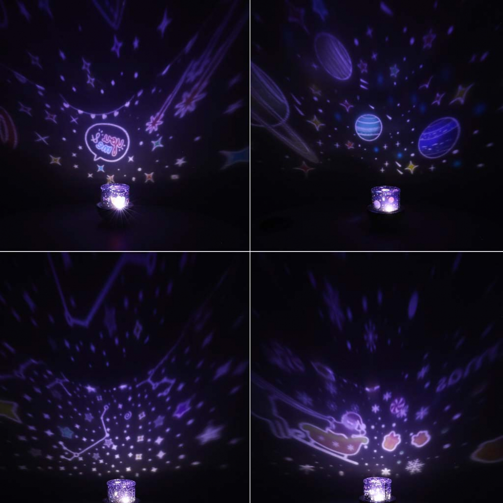 Lampa Ikonka Rabbit cu proiector și muzică - imagine 2