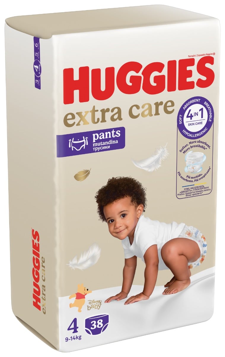 Scutece Chilotel Huggies Extra Care, Mar. 4, 9-14kg, 38buc