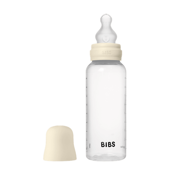 Bibs Biberon Anticolici 270ml Silicon Ivory - imagine 6