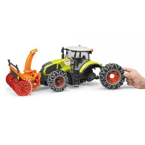 Bruder Tractor Claas Axion 950 cu Lanturi si Freza Zapada - imagine 3