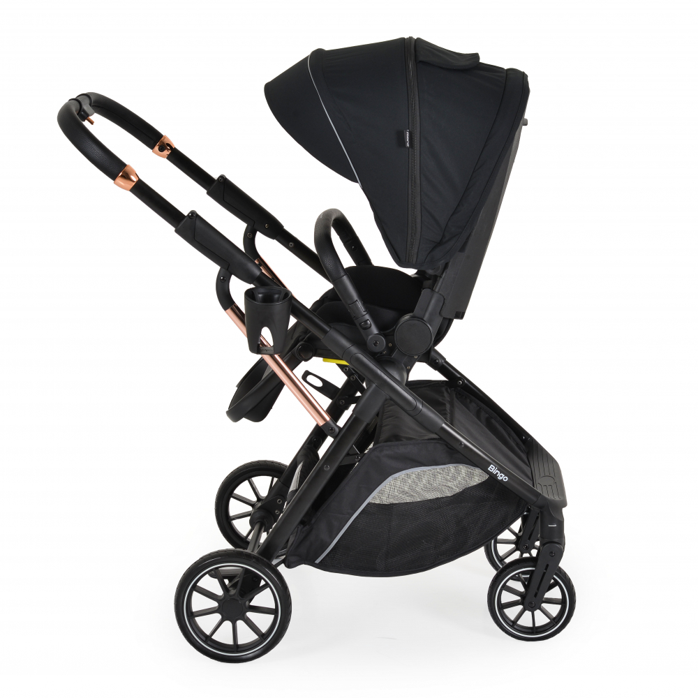 Carucior Moni Bingo 2in1 Transformabil Anthracite - imagine 2