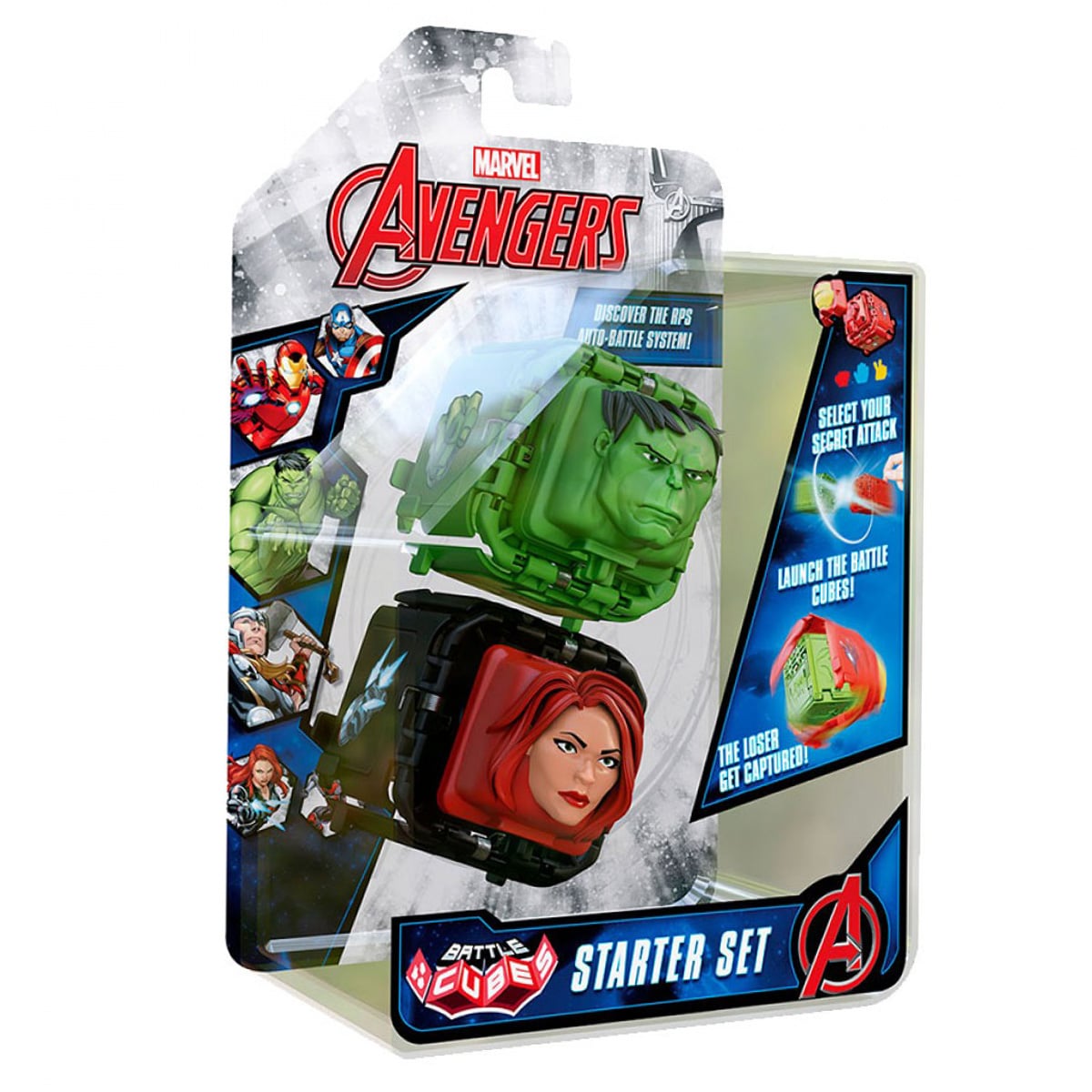 Set Figurine Battle Cubes Hulk vs Black Widow