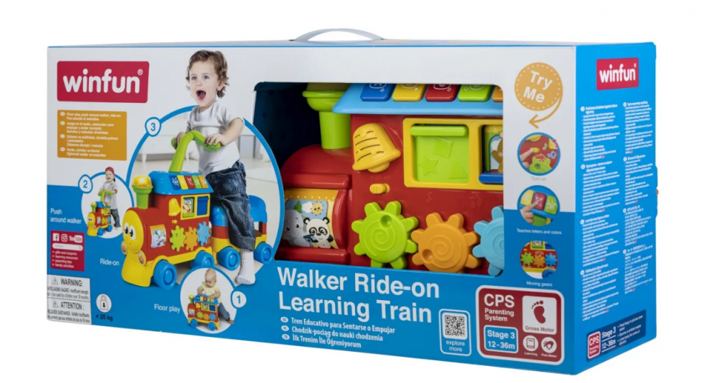 Winfun Trenulet Antemergator Educativ 12m+ - imagine 10