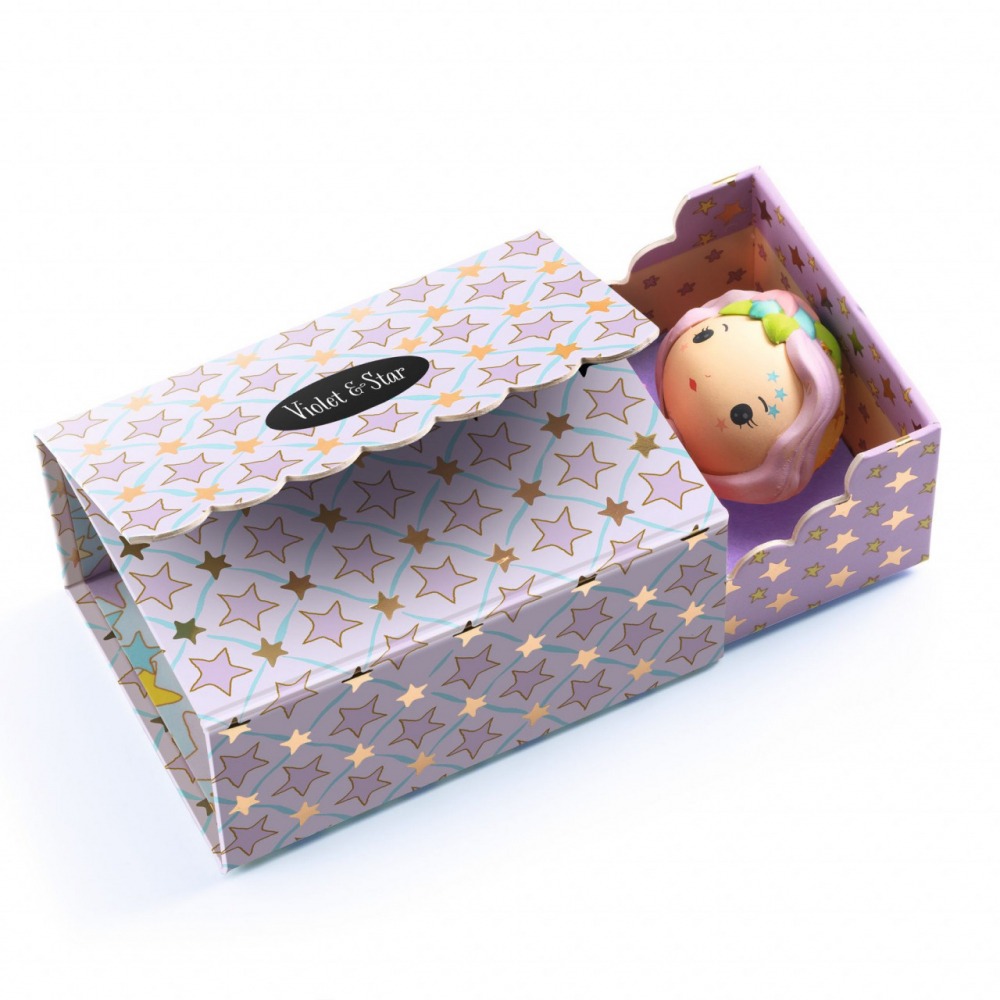 Violet Tinyroom Djeco | Căsuță Păpușă Mică și Chic
