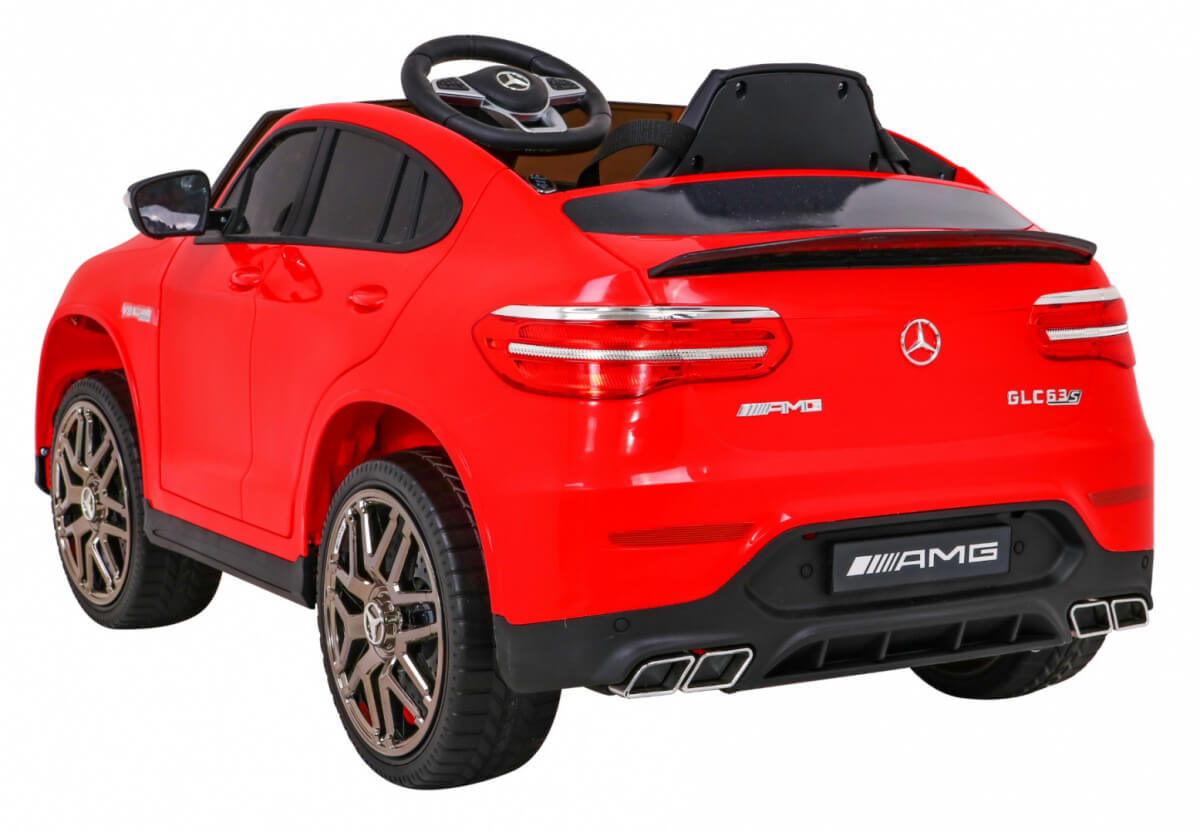 Masinuta Electrica Mercedes AMG GLC63s 4x4 Rosu - imagine 4
