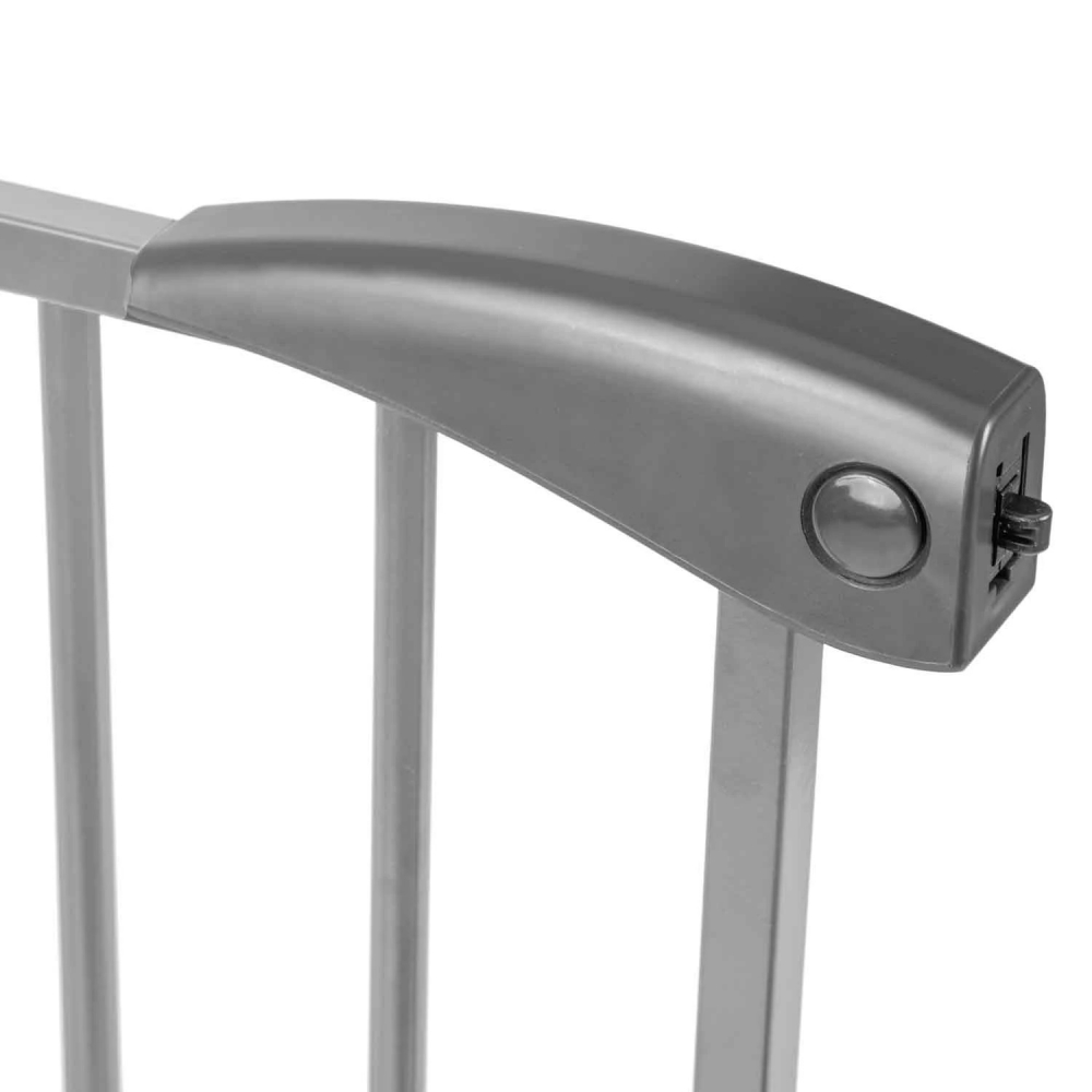 Poarta Siguranta Nukido Gri, Extensibila 75-115 cm - imagine 7