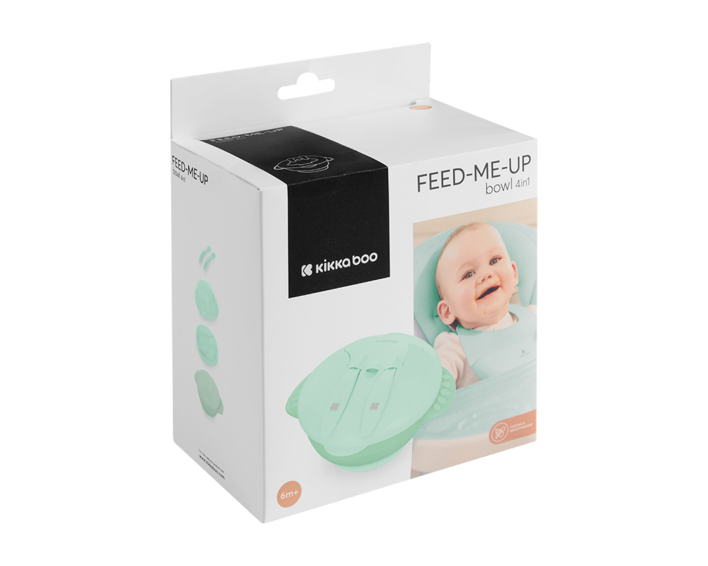 Castron 4in1 KikkaBoo Feed-me-up - Alimentație Ușoară - imagine 8