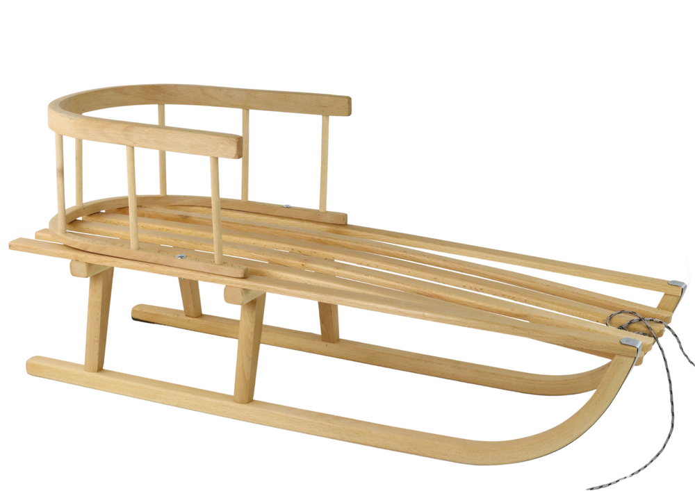 Sanie traditionala din lemn Leantoys - imagine 4