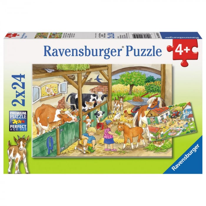Puzzle Ravensburger O Zi la Ferma