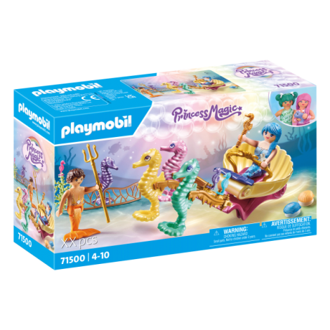 Playmobil Trasura cu Cai de Mare - Aventură Marină