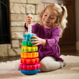 Piramida cu Rotite Fat Brain Toys - imagine 7