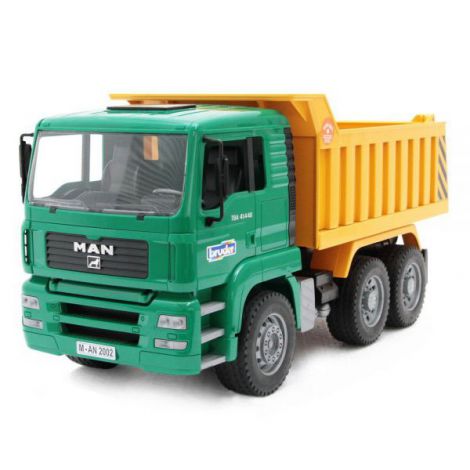 Camion Basculanta MAN TGA Bruder | Jucarie Realista - imagine 6