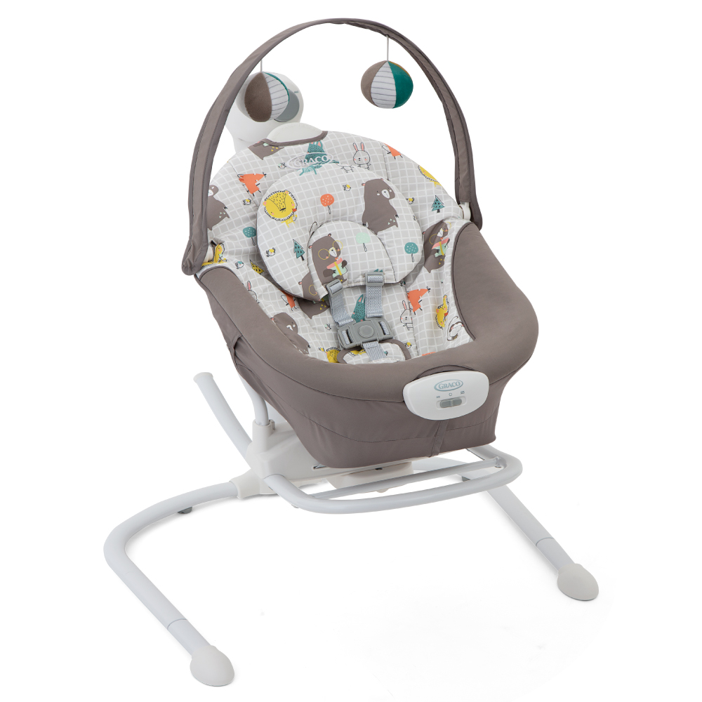 Balansoar Graco 2 in 1 Duet Sway Bear Tales - imagine 7