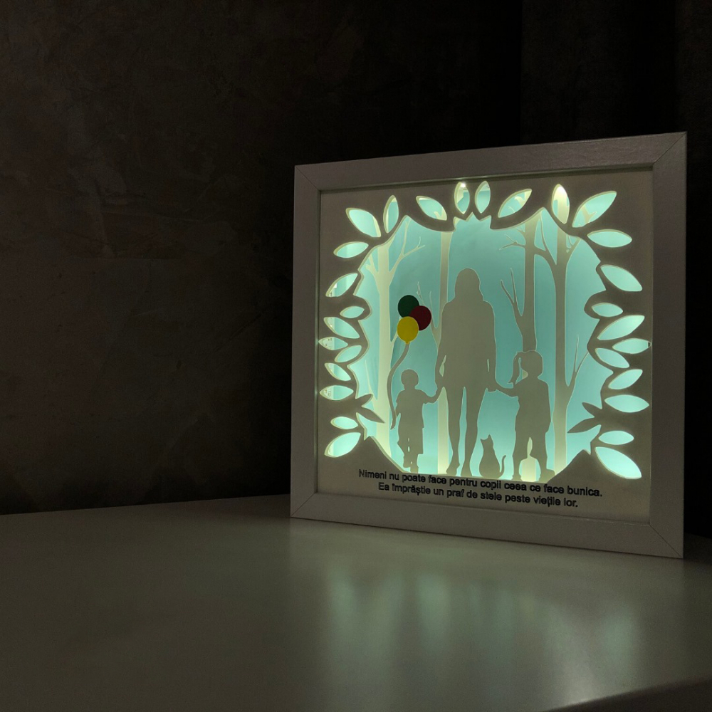 Tablou Luminos Bunici 017 | Deco Camera Copil