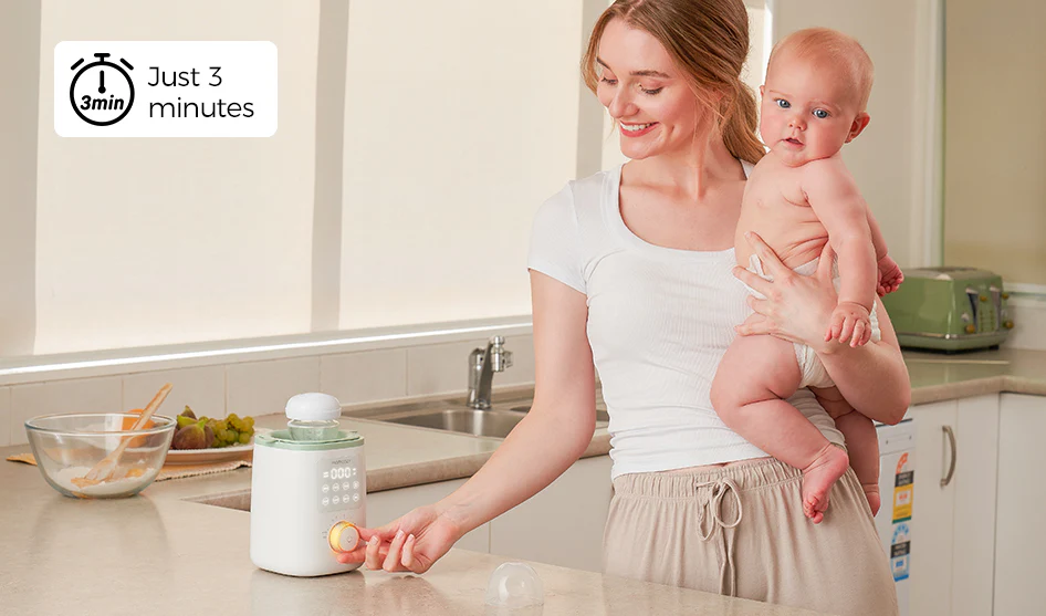 Incalzitor Smart Momcozy - Incalzire Rapida - imagine 3