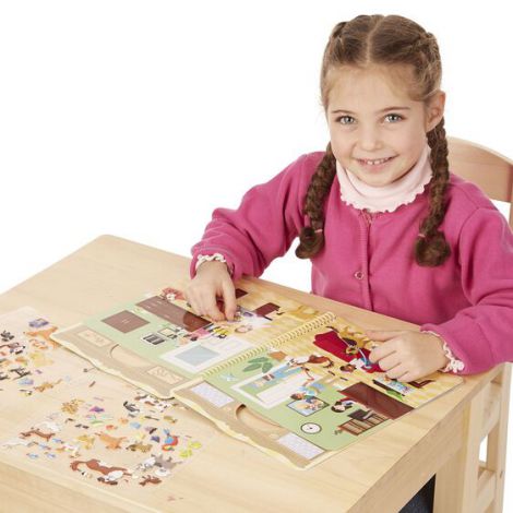 Abtibilduri Pufoase Animale Melissa & Doug - imagine 2