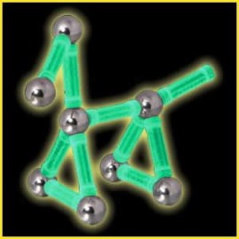Geomag GLOW 20 - Set Construcții Magnetic - imagine 4