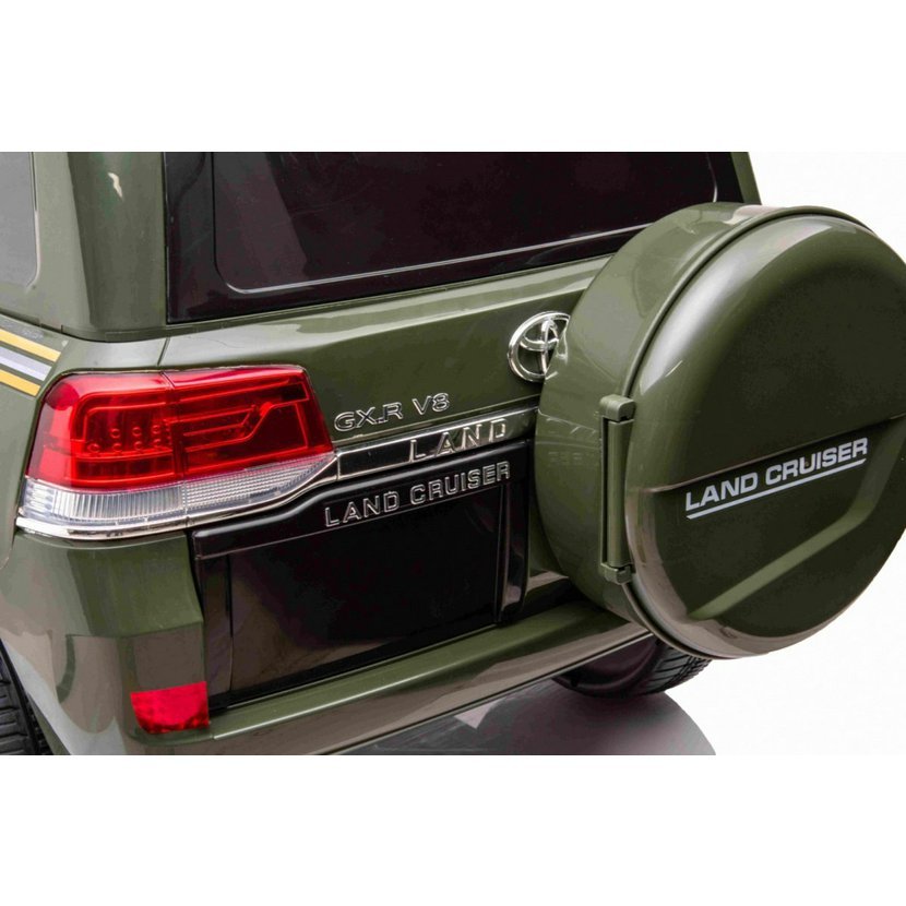 Masinuta Electrica Toyota LandCruiser, Army Green - imagine 4