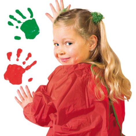 Set acuarele degete Ses Creative - 4 culuri - imagine 2