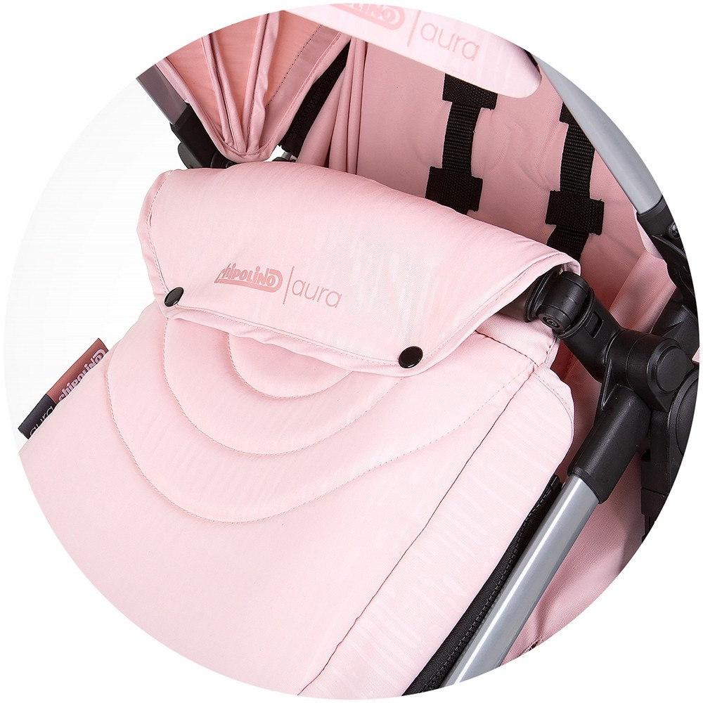 Carucior Chipolino Aura 3 in 1 Flamingo i-Size - imagine 8
