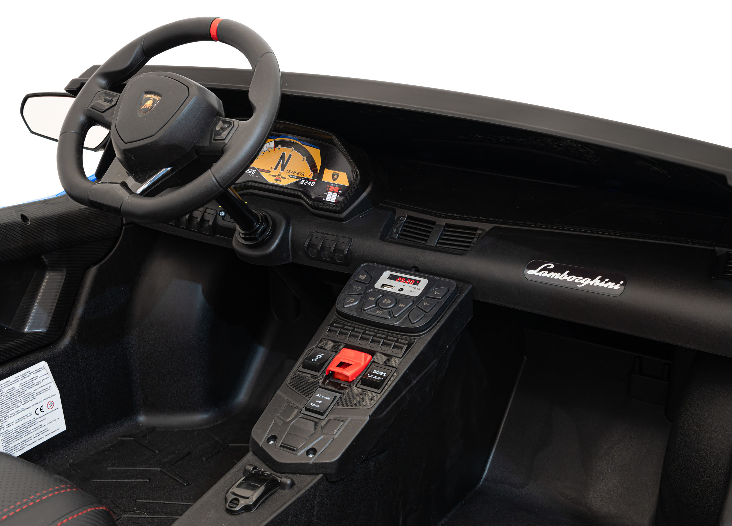 Masinuta Electrica Lamborghini Aventador SV 2 Locuri, 24V - imagine 7