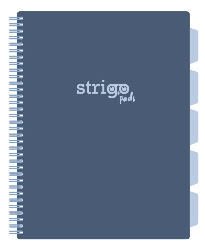 Caiet Strigo Pastel A4 cu Separatoare