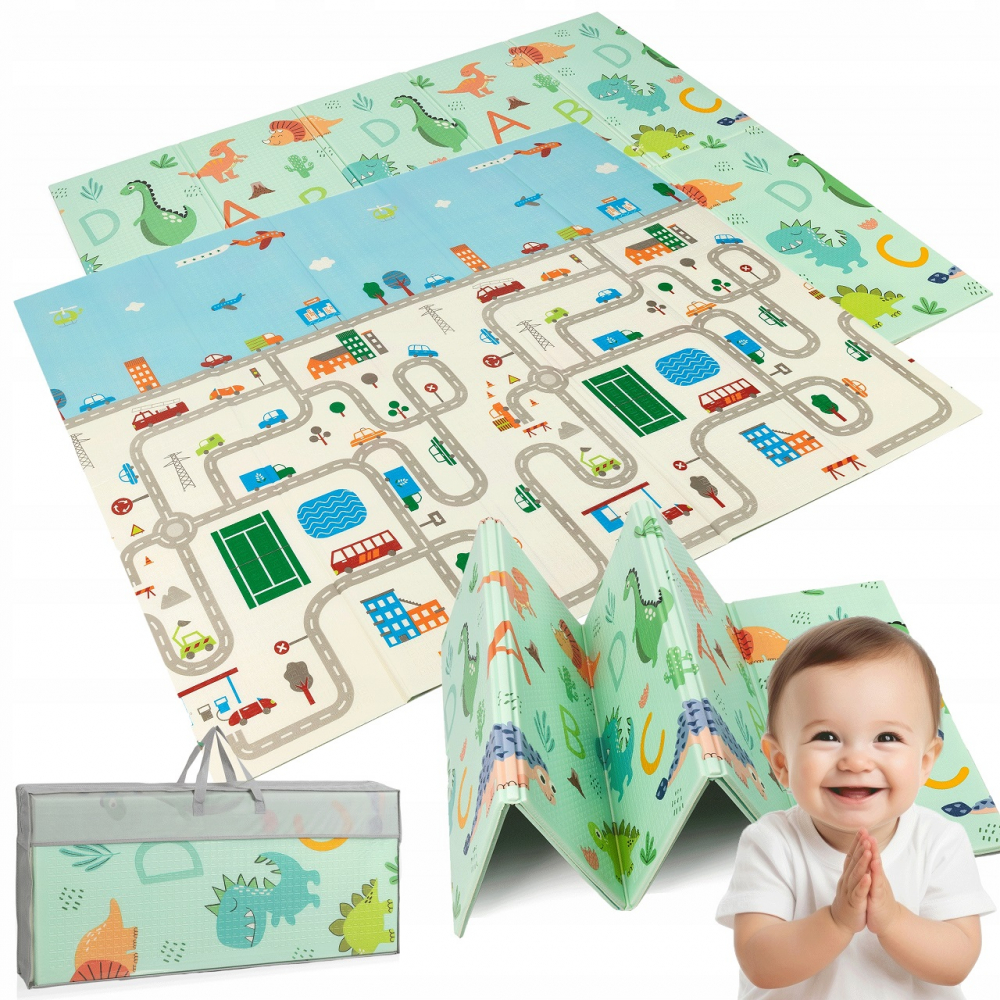 Covor Educational Matadi 2Fețe 180x200 Dino Road - imagine 2