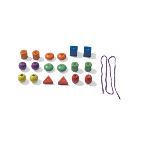 Set Margele Lemn Ses Creative - Coordonare - imagine 3