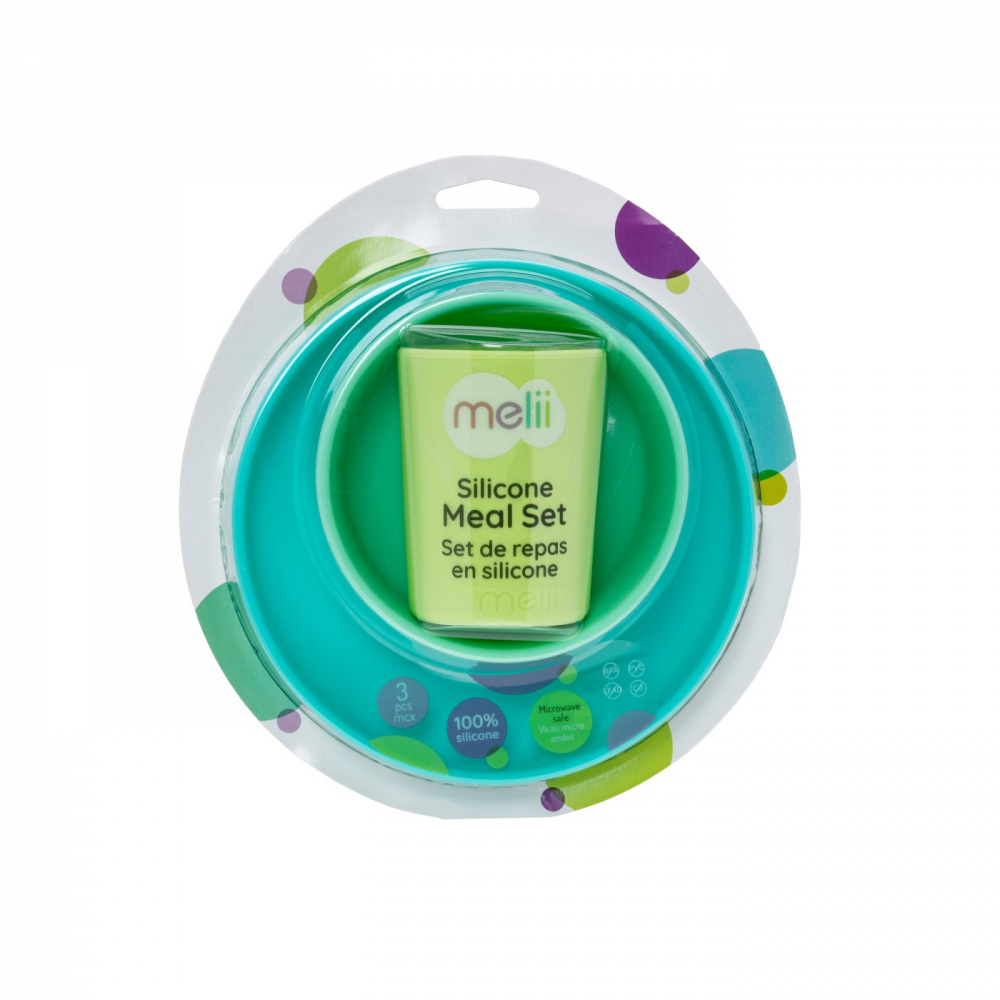 Set 3 Recipiente Melii Silicon Hrana Bebe