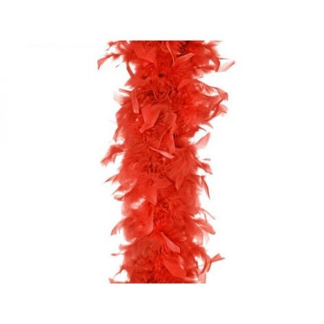 Boa Rosu Party Deco | Accesoriu Carnaval 180cm