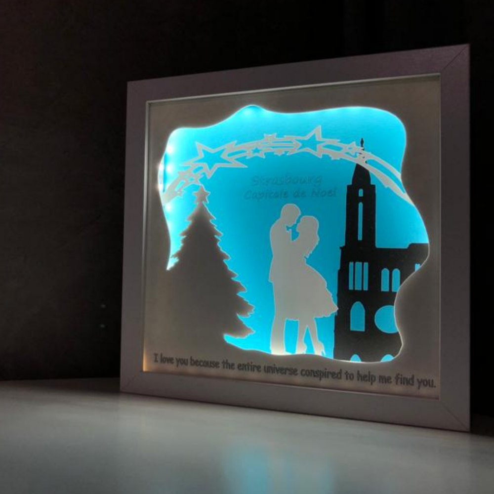 Tablou Luminos Indragostiti 021 Craciun | Noorhandmadeatelier