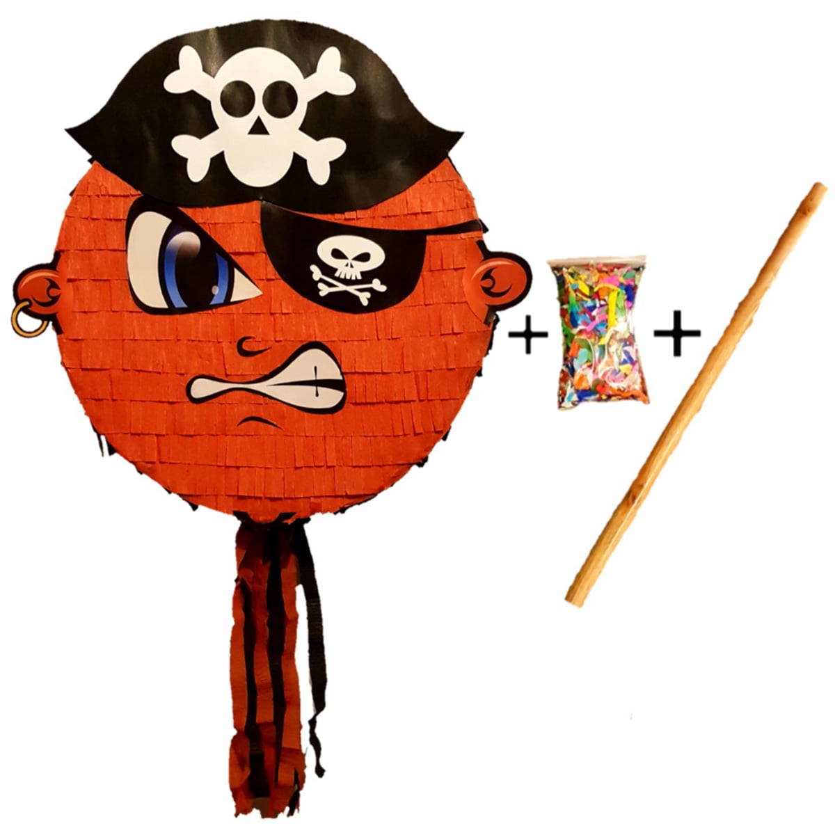 Pinata Pirat PinaStar cu băț și confetti