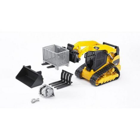 Bruder Încărcator Compact CAT - Jucărie Realistă - imagine 9
