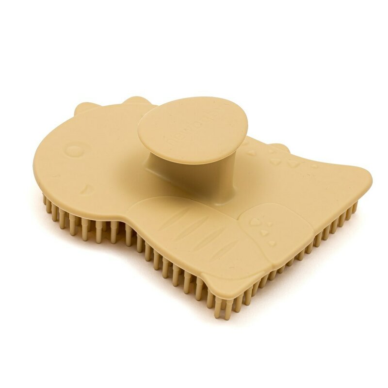 Perie Baie New Baby Dino Silicon - Igienă Sigură - imagine 2
