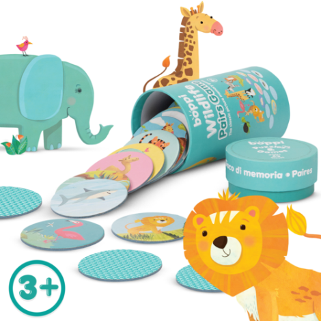 Joc Memorie Animale Boppi | Educativ 48 Piese - imagine 3