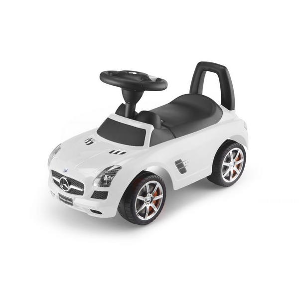 Ecotoys Masinuta Mercedes Benz SLS AMG Alb, cu Sunete