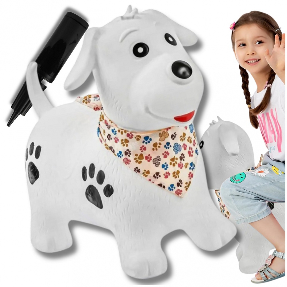Jumper Gonflabil NiceKids White Dog - Distracție Activă - imagine 12