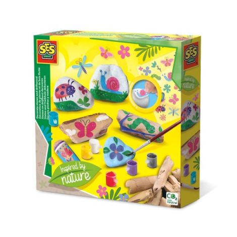 Set Creativ Natură Ses Creative | Decorează Pietre