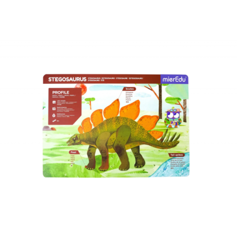 Joc Magnetic Educativ Stegosaurus Mieredu - imagine 4